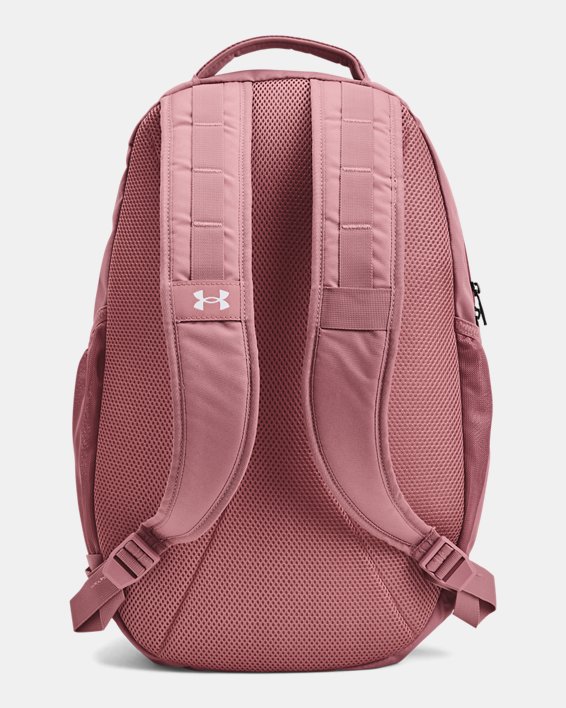 UA Hustle 5.0 Backpack in Pink image number 2